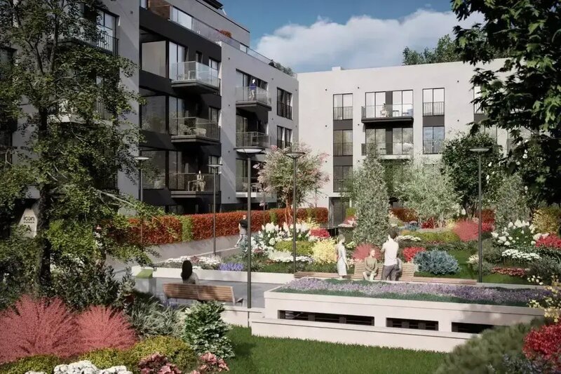 Mosilor, garsoniera la Icon Garden, ansamblu finalizat: te muti imediat